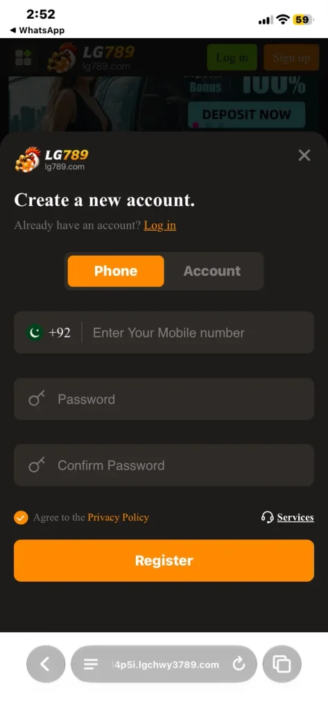 LG 789 Game