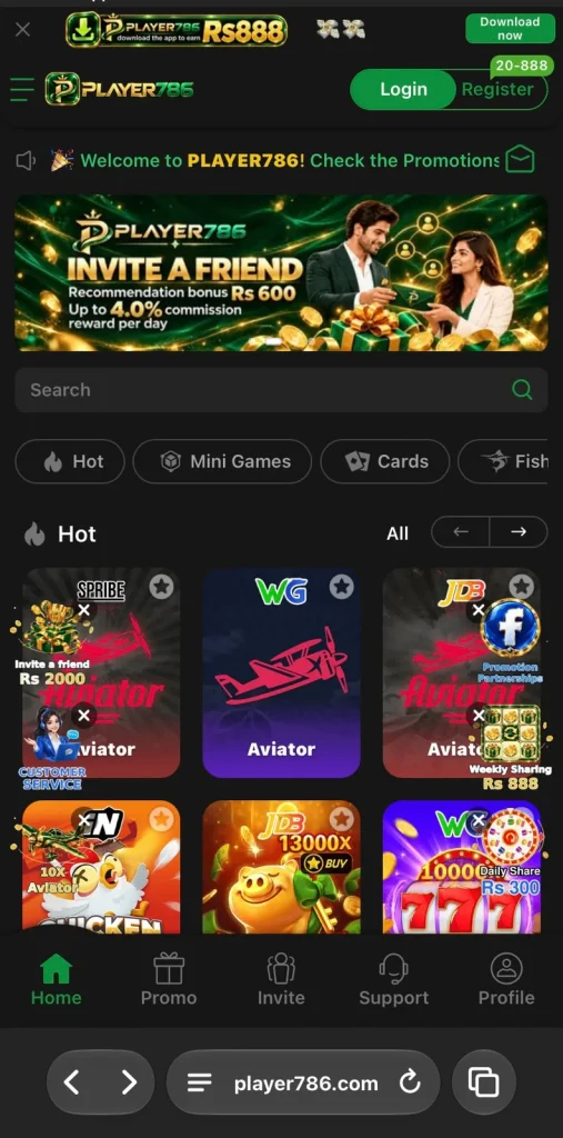 PLAYER786 Game