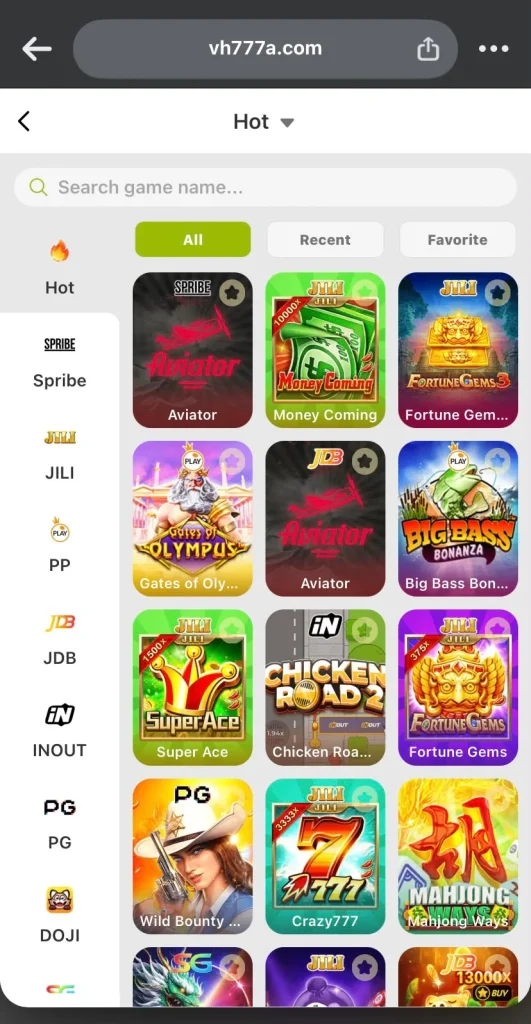VH777 Game